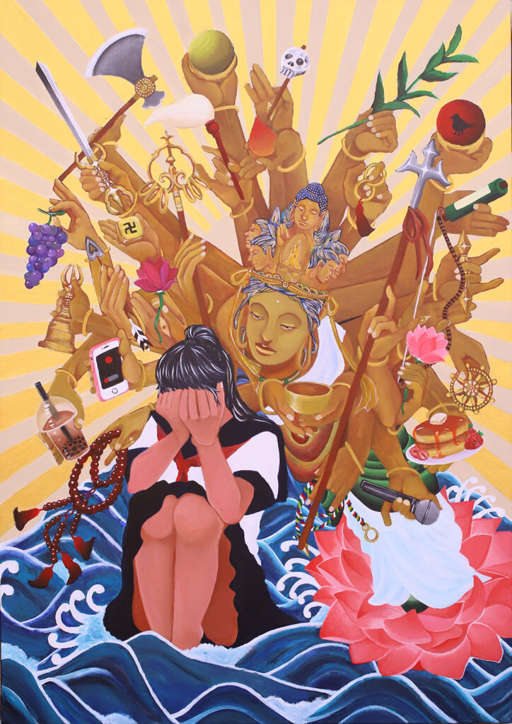 「聖手」第14回大阪成蹊全国アート＆デザインコンペティション　大阪成蹊芸術優秀賞（銀賞）